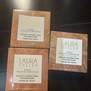 Laura Geller Bronze and Gold Color-Correcting Foundation Boxes